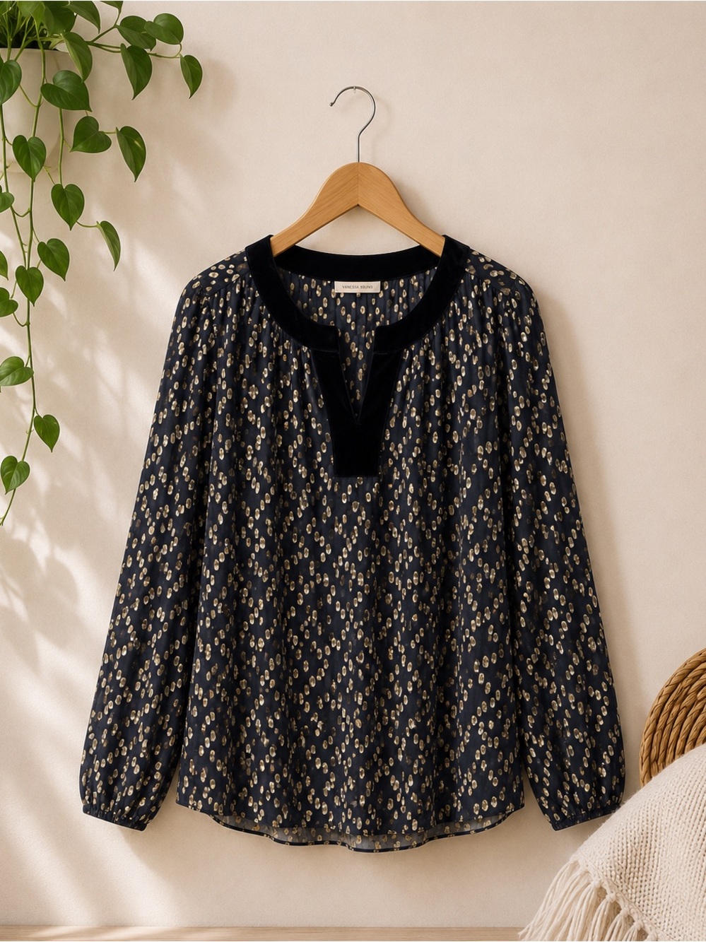 Soft Surroundings Long Sleeve  Poet Top-M